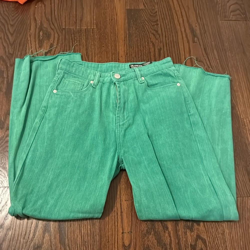 BLANKNYC green jeans